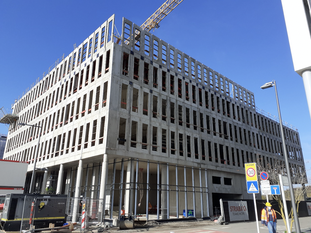Construction d’un bâtiment de bureaux « Lot 27E Square Mile » à Belval :